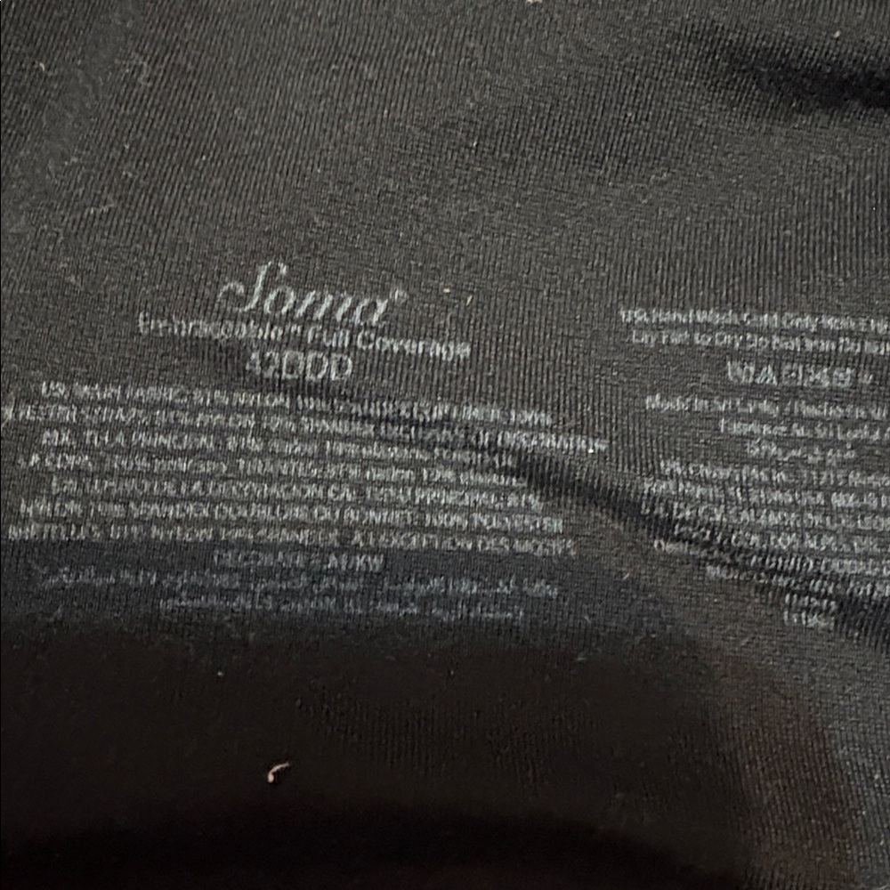 Soma Embraceable Perfect Coverage Bra Lot of 4 Black Taupe Plus Size 42DD/42DDD - Picture 16 of 16